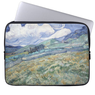 Landschap achter Saint-Paul Vincent van Gogh Laptop Sleeve