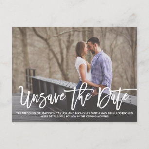 Landschap Afbeelding Wedding Unsave the Date Brief Briefkaart