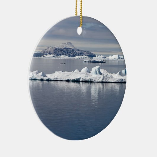 Landschap Antarctica Keramisch Ornament (Rechts)