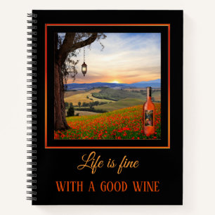Landschap Art Fine Wine Notitieboek