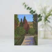 Landschap Art Trees Park Schilderen Briefkaart (Staand voorkant)