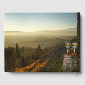 Landschap Art Winery Wine Theme Weddenschap Boek (Achterkant)