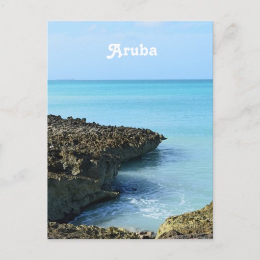 Landschap Aruba Briefkaart (Voorkant)