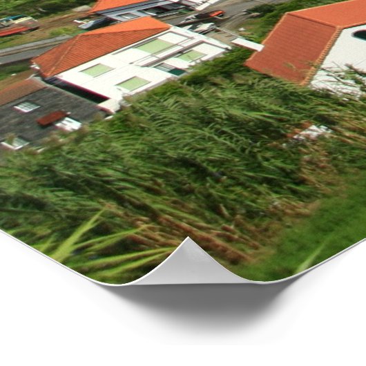 Landschap Azoren Poster (Hoek)