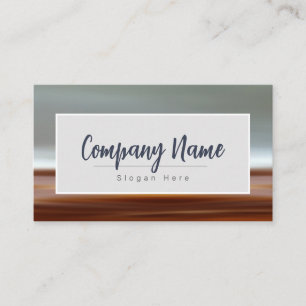 Landschap Beach Background Business Card-sjabloon Visitekaartje