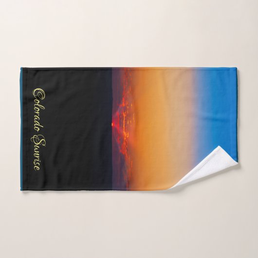 Landschap Beauful Colorado Sunrise Handdoek (Handdoek)