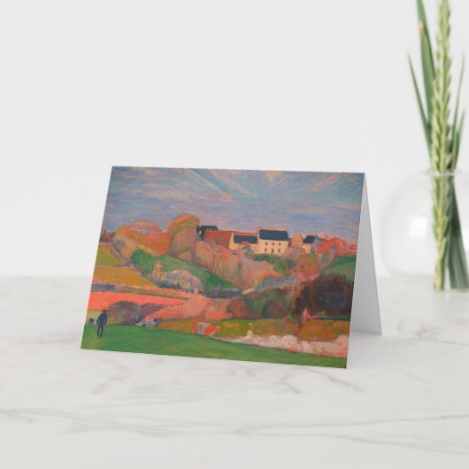 Landschap bij Le Pouldu: Blank Kaart (Voorkant)