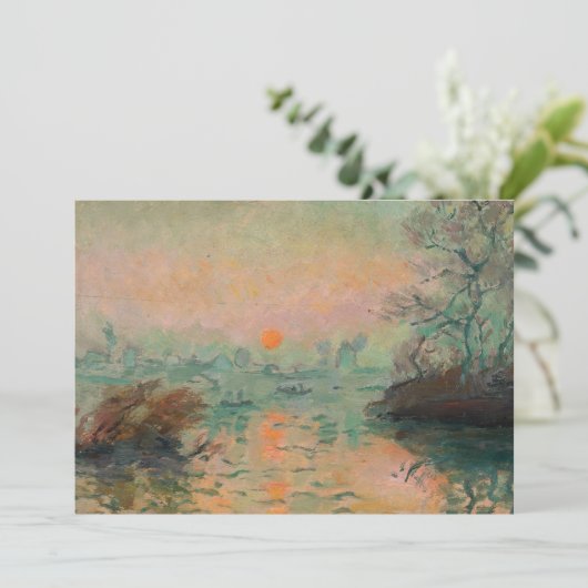 Landschap bij zonsondergang | Tadeusz Makowski (Staand voorkant)