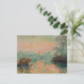 Landschap bij zonsondergang | Tadeusz Makowski Briefkaart (Staand voorkant)