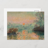 Landschap bij zonsondergang | Tadeusz Makowski Briefkaart (Voorkant / Achterkant)