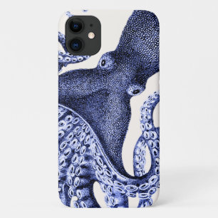 Landschap Blue Octopus iPhone 11 Hoesje