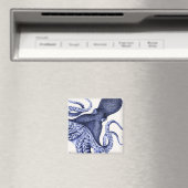 Landschap Blue Octopus Magneet (Insitu (Vaatwasser))