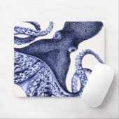Landschap Blue Octopus Muismat (Met muis)