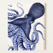 Landschap Blue Octopus Planner (Achterkant)