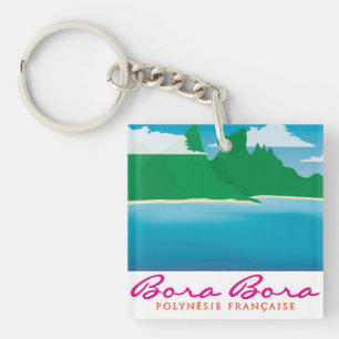 Landschap Bora bora Sleutelhanger