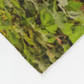 Landschap bos en oceaan fleece deken (Hoek)