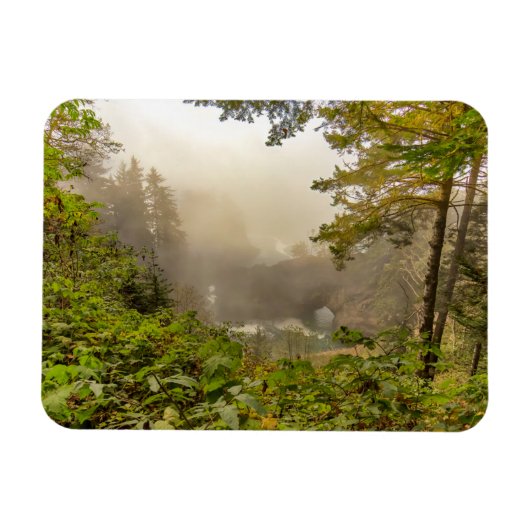 Landschap bos en oceaan magneet (Horizontaal)