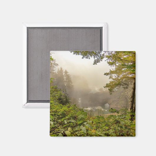 Landschap bos en oceaan magneet (Voorkant / Achterkant)