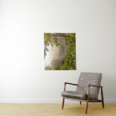 Landschap bos en oceaan wandkleed (In situ)