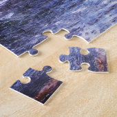 Landschap boven het schiereiland legpuzzel (Zijkant)