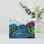 landschap briefkaart (Staand voorkant)