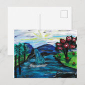 landschap briefkaart (Voorkant / Achterkant)