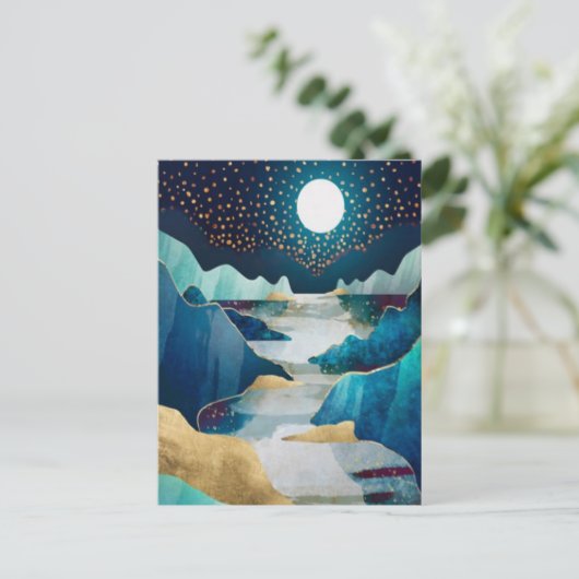 landschap briefkaart (Staand voorkant)