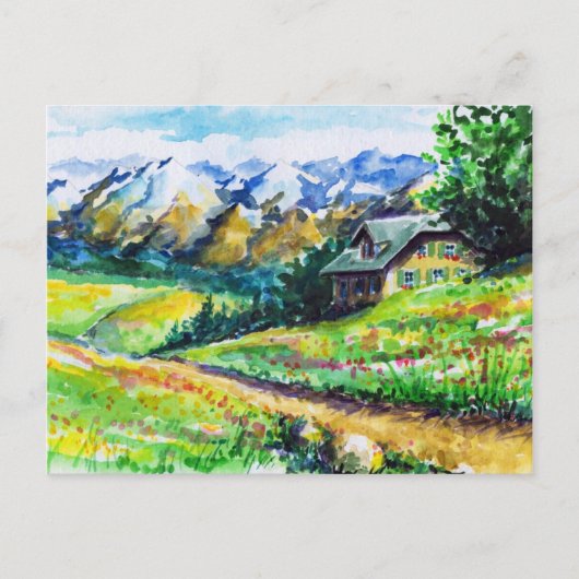 Landschap Briefkaart (Voorkant)