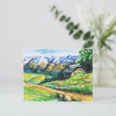 Landschap Briefkaart (Staand voorkant)