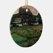 Landschap, Brug over Oise door Vincent van Gogh Keramisch Ornament (Rechts)