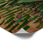 Landschap, Brug over Oise door Vincent van Gogh Poster (Hoek)