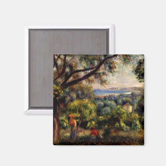 Landschap Cagnes Magneet (Voorkant / Achterkant)