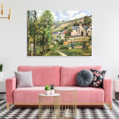 landschap Camille Pissarro in Pontoise Canvas Afdruk (Insitu (Woonkamer))