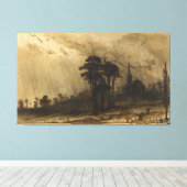 Landschap Canvas Afdruk (Insitu (Houten vloer))