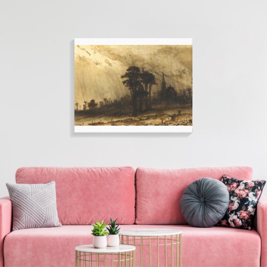 Landschap Canvas Afdruk (Insitu (Woonkamer))
