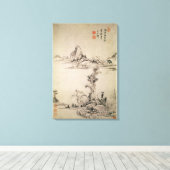 Landschap Canvas Afdruk (Insitu (Houten vloer))