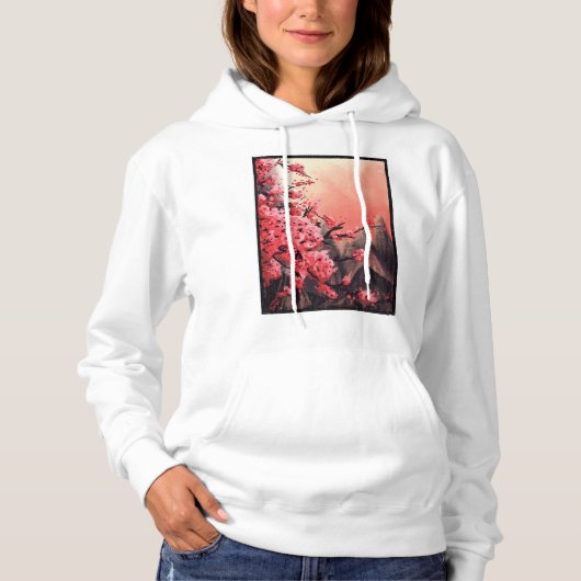 Landschap Cherry blossom Hoodie (Voorkant)