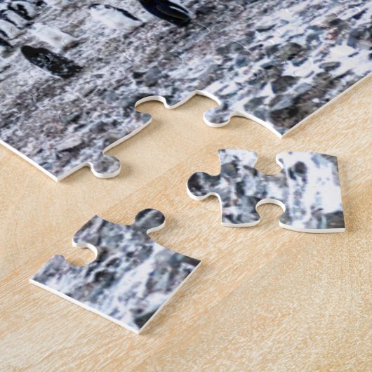 Landschap Chinstrap Penguin Colony Legpuzzel (Zijkant)