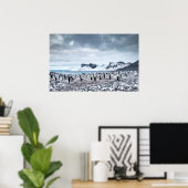 Landschap Chinstrap Penguin Colony Poster (Thuiskantoor)
