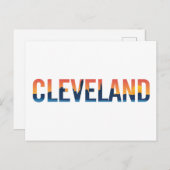 Landschap City Uitzicht | Cleveland, Ohio Briefkaart (Voorkant / Achterkant)