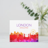 Landschap City Uitzicht | Londen, Engeland Briefkaart (Staand voorkant)