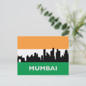 Landschap City Uitzicht | Mumbai, India Briefkaart (Staand voorkant)