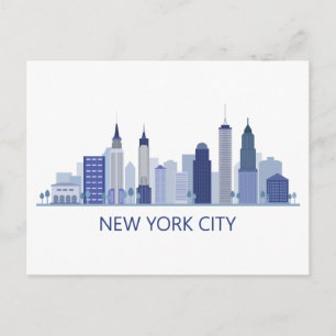 Landschap City Uitzicht   New York City, New York Briefkaart