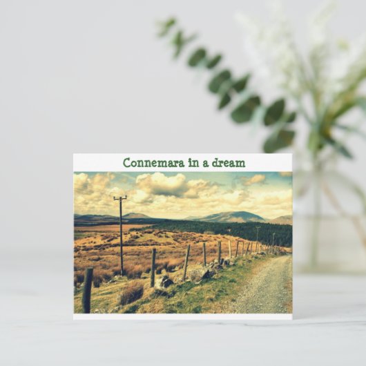 Landschap Connemara Briefkaart (Staand voorkant)