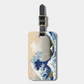 Landschap Cool oriental japanese Hokusai Fuji Uitz Bagagelabel (Voorkant verticaal)