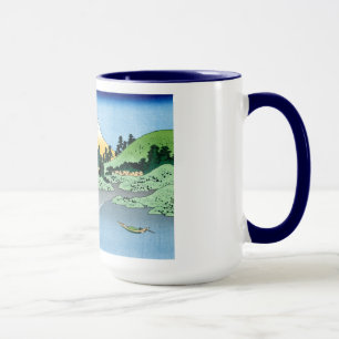 Landschap Cool oriental japanese Hokusai Fuji Uitz Mok