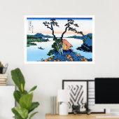 Landschap Cool oriental japanese Hokusai Fuji Uitz Poster (Thuiskantoor)