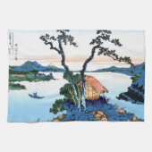 Landschap Cool oriental japanese Hokusai Fuji Uitz Theedoek (Horizontaal)