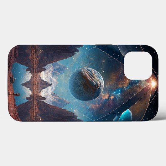 Landschap Cosmic Fantasy Case-Mate iPhone Case (Achterkant (horizontaal))