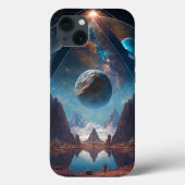 Landschap Cosmic Fantasy Case-Mate iPhone Case (Achterkant)